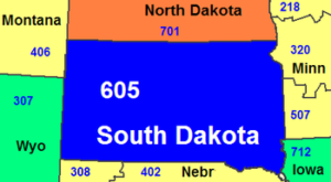 South-Dakota-area-code