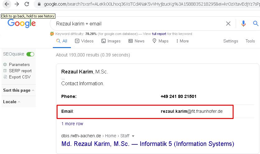 Rezaul Karim + email